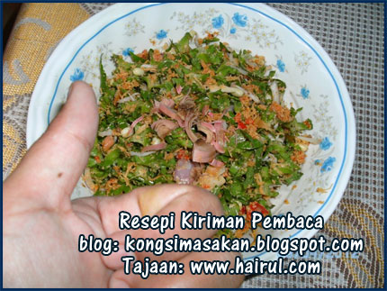 Resepi Kerabu Daun Selom Paling Sedap