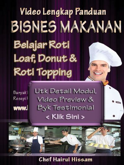 VIDEO KELAS Roti Buku Loaf, Donut, Pizza Utk Perak Kedah