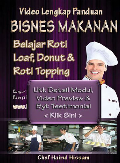 DVD KELAS Roti Buku Loaf, Donut, Pizza Utk Labuan Brunei