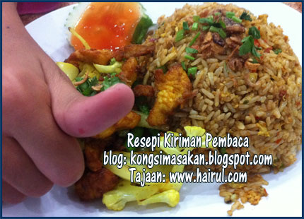 Resepi Nasi Goreng Ayam Kunyit Special Chef Hairul Hissam
