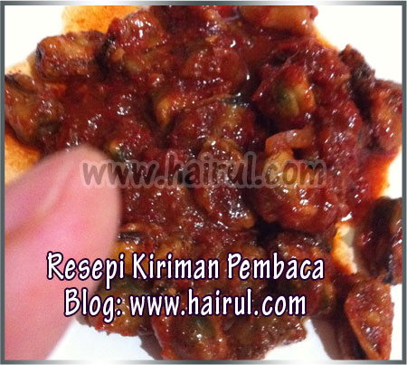 Resepi Sambal Kupang N Kerang Special  Hairul.com