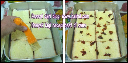 Resepi Bread Butter Pudding Dengan Vanilla Sauce Chef Hairul Hissam